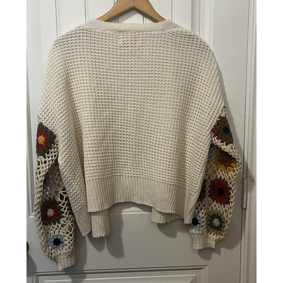 Audrey Parks Francescas | Med. | Crotchet | Granny Square | Open Cardigan | EUC - Picture 6 of 11